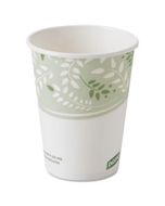 DXE2338PLA PLA HOT CUPS, 8 OZ, VIRIDIAN DESIGN, 50/SLEEVE, 20 SLEEVES/CARTON