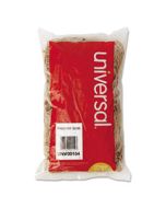 UNV00154 RUBBER BANDS, SIZE 54 (ASSORTED), ASSORTED GAUGES, BEIGE, 1 LB BOX