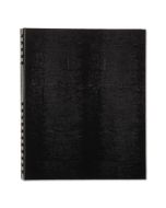 REDA10300BLK NOTEPRO NOTEBOOK, 1 SUBJECT, MEDIUM/COLLEGE RULE, BLACK COVER, 11 X 8.5, 150 SHEETS