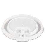 SCCDLX10R LIFT BACK AND LOCK TAB CUP LIDS FOR FOAM CUPS, FITS 10 OZ TROPHY CUPS, WHITE, 2,000/CARTON
