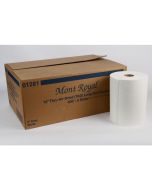 KRU-01281 KRUGER HARDWOUND ROLL TOWEL 10"X800' WHITE 6/CS REPLACES CD-CD10, ENMOTION SUB