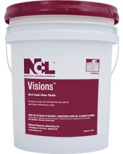 NCL-0502-21 VISIONS WET LOOK/MULTI-SPEED FLOOR FINISH 5GAL