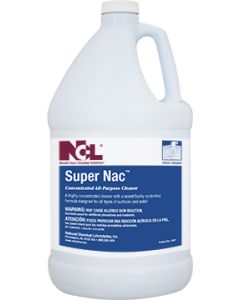 NCL-0901-29 SUPER NAC CONCENTRATED ALL PURPOSE CLEANER 1GAL EA