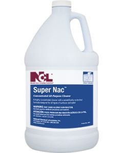 NCL-0901-29CT SUPER NAC CONCENTRATED ALL PURPOSE CLEANER 1GAL 4/CS