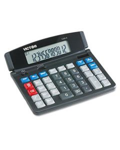 VCT12004 1200-4 BUSINESS DESKTOP CALCULATOR, 12-DIGIT LCD