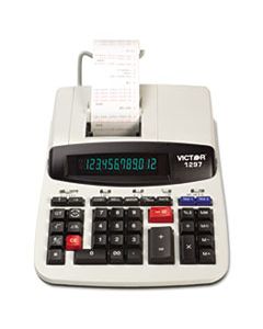 VCT1297 1297 TWO-COLOR COMMERCIAL PRINTING CALCULATOR, BLACK/RED PRINT, 4 LINES/SEC