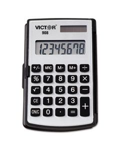 VCT908 908 PORTABLE POCKET/HANDHELD CALCULATOR, 8-DIGIT LCD