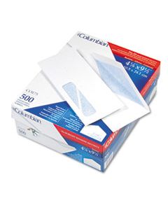 QUACO175 POLY-KLEAR INSURANCE FORM ENVELOPE, #10, MONARCH FLAP, GUMMED CLOSURE, 4.13 X 9.5, WHITE, 500/BOX