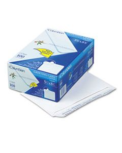 QUACO468 INVITATION & GREETING CARD ENVELOPE, A-9, MONARCH FLAP, SELF-ADHESIVE CLOSURE, 5.75 X 8.75, WHITE, 100/BOX