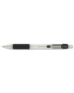 ZEB52410 Z-GRIP MECHANICAL PENCIL, 0.7 MM, HB (#2.5), BLACK LEAD, CLEAR/BLACK GRIP BARREL, DOZEN