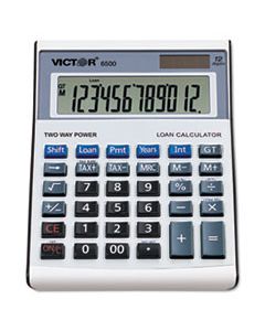 VCT6500 6500 EXECUTIVE DESKTOP LOAN CALCULATOR, 12-DIGIT LCD