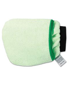 BWKMICROMITTGRE GRIP-N-FLIP 10 SIDED MICROFIBER MITT, 7 X 6, GREEN