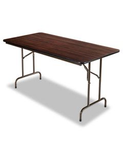 ALEFT726030MY WOOD FOLDING TABLE, RECTANGULAR, 59 7/8W X 29 7/8D X 29 1/8H, MAHOGANY