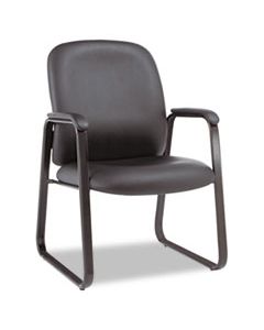 ALEGE43LS10B ALERA GENARO HIGH-BACK GUEST CHAIR, 24.13" X 25.88" X 36.63", BLACK SEAT/BLACK BACK, BLACK BASE