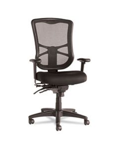 ALEEL41ME10B ALERA ELUSION SERIES MESH HIGH-BACK MULTIFUNCTION CHAIR, SUPPORTS UP TO 275 LBS., BLACK SEAT/BLACK BACK, BLACK BASE