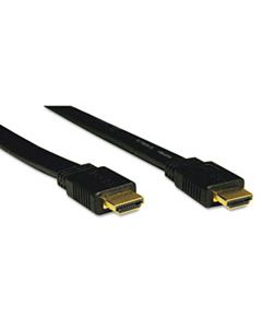 TRPP568006FL HIGH SPEED HDMI FLAT CABLE, ULTRA HD 4K, DIGITAL VIDEO WITH AUDIO (M/M), 6 FT.