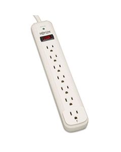 TRPTLP712 PROTECT IT! SURGE PROTECTOR, 7 OUTLETS, 12 FT. CORD, 1080 JOULES, LIGHT GRAY