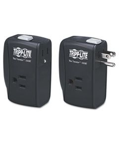 TRPTRAVLER100BT PROTECT IT! PORTABLE SURGE PROTECTOR, 2 OUTLETS, DIRECT PLUG-IN, 1050 JOULES