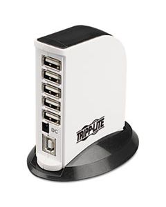 TRPU222007R USB 2.0 HUB, 7 PORTS, BLACK/WHITE
