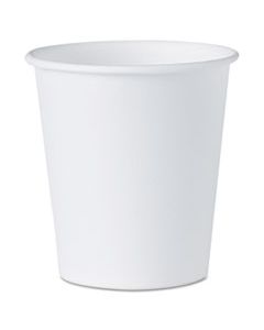 SCC44CT WHITE PAPER WATER CUPS, 3 OZ, 100/BAG, 50 BAGS/CARTON