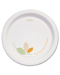 SCCOFMP9J7234 BARE PAPER ECO-FORWARD DINNERWARE, 8 1/2" PLATE, GREEN/TAN, 250/CARTON