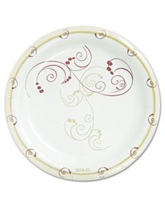 SCCMP9J8001CT SYMPHONY PAPER DINNERWARE, MEDIUMWEIGHT PLATE, 8 1/2", TAN, 500/CARTON