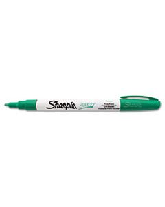 SAN35537 PERMANENT PAINT MARKER, FINE BULLET TIP, GREEN