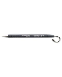 MMF28704 REPLACEMENT BALLPOINT PEN FOR THE SECURE-A-PEN SYSTEM, 1MM, BLACK INK/BARREL