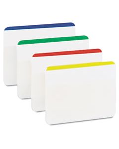 MMM686F1 2" AND 3" TABS, LINED, 1/5-CUT TABS, ASSORTED PRIMARY COLORS, 2" WIDE, 24/PACK