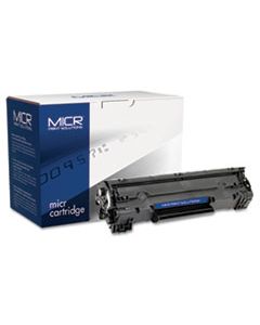 MCR36AM COMPATIBLE CB436A(M) (36AM) MICR TONER, 2000 PAGE-YIELD, BLACK