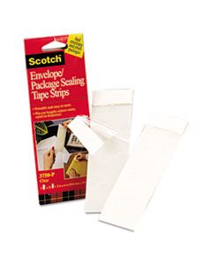 MMM3750P2CR ENVELOPE/PACKAGE SEALING TAPE STRIPS, 2" X 6", CLEAR, 50/PACK