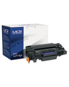 MCR55AM COMPATIBLE CE255A(M) (55AM) MICR TONER, 6000 PAGE-YIELD, BLACK