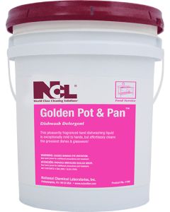 NCL-1105-21 GOLDEN POT & PAN DISHWASH DETERGENT 5GAL EA