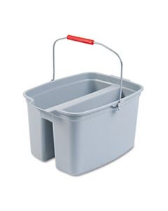 RCP262888GY 19 QUART DOUBLE UTILITY PAIL, 18 X 14 1/2 X 10, GRAY PLASTIC