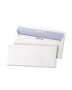 QUA67218 REVEAL-N-SEAL ENVELOPE, #10, COMMERCIAL FLAP, SELF-ADHESIVE CLOSURE, 4.13 X 9.5, WHITE, 500/BOX