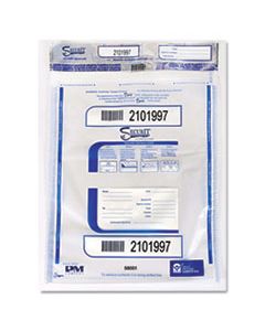 PMC58051 TRIPLE PROTECTION TAMPER-EVIDENT DEPOSIT BAGS, 19 X 24, CLEAR, 50/PACK