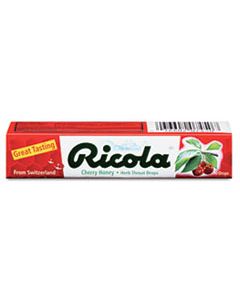 LIL70171 HERB THROAT DROPS, CHERRY HONEY, 10DROPS/STICK, 24 STICKS/BOX