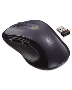 LOG910001822 M510 WIRELESS MOUSE, 2.4 GHZ FREQUENCY/30 FT WIRELESS RANGE, RIGHT HAND USE, DARK GRAY