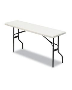 ICE65353 INDESTRUCTABLES TOO 1200 SERIES FOLDING TABLE, 60W X 18D X 29H, PLATINUM