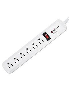 IVR71652 SURGE PROTECTOR, 6 OUTLETS, 4 FT CORD, 540 JOULES, WHITE