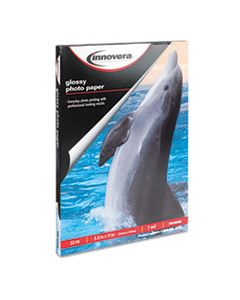 IVR99450 GLOSSY PHOTO PAPER, 7 MIL, 8.5 X 11, GLOSSY WHITE, 50/PACK