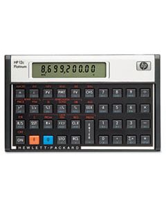 HEWF2231AA 12C PLATINUM FINANCIAL CALCULATOR, 10-DIGIT LCD