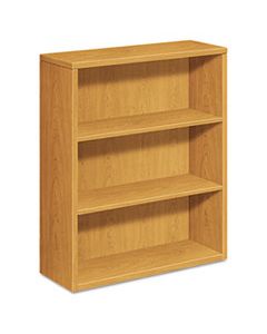 HON105533CC 10500 SERIES LAMINATE BOOKCASE, THREE-SHELF, 36W X 13-1/8D X 43-3/8H, HARVEST