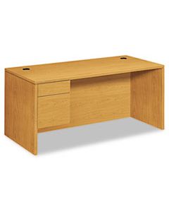 HON10584LCC 10500 SERIES 3/4 HEIGHT PEDESTAL DESK, 66W X 30D X 29.5H, HARVEST