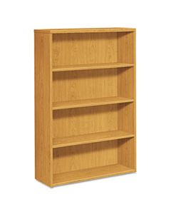 HON105534CC 10500 SERIES LAMINATE BOOKCASE, FOUR-SHELF, 36W X 13-1/8D X 57-1/8H, HARVEST