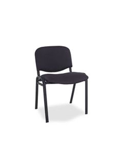 ALESC67FA10B ALERA CONTINENTAL SERIES STACKING CHAIRS, BLACK SEAT/BLACK BACK, BLACK BASE, 4/CARTON