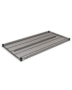 ALESW584824BL INDUSTRIAL WIRE SHELVING EXTRA WIRE SHELVES, 48W X 24D, BLACK, 2 SHELVES/CARTON