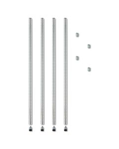 ALESW59PO36SR STACKABLE POSTS FOR WIRE SHELVING, 36" HIGH, SILVER, 4/PACK
