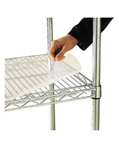ALESW59SL3618 SHELF LINERS FOR WIRE SHELVING, CLEAR PLASTIC, 36W X 18D, 4/PACK