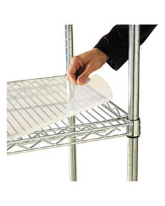 ALESW59SL3624 SHELF LINERS FOR WIRE SHELVING, CLEAR PLASTIC, 36W X 24D, 4/PACK